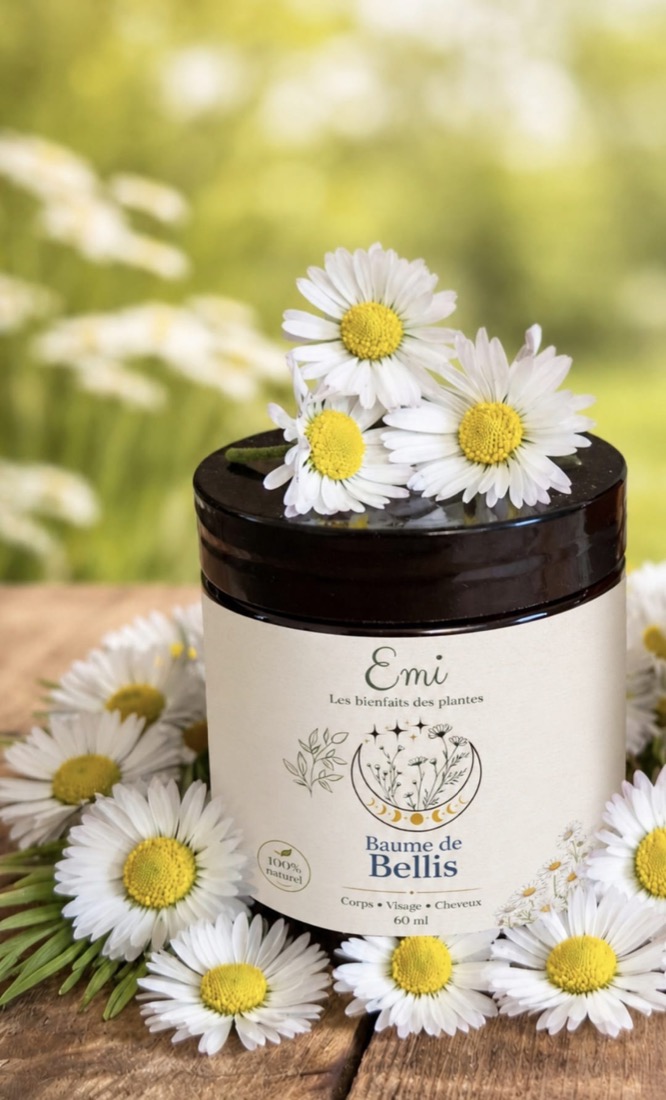 Baume à la camomille - Emi. Les Bienfaits des Plantes, fait main en Vendée