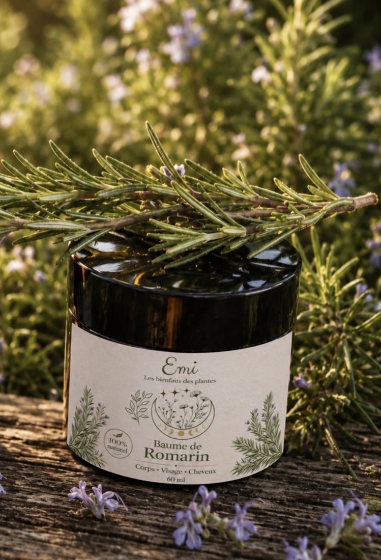 Baume au romarin - Emi. Les Bienfaits des Plantes, fait main en Vendée