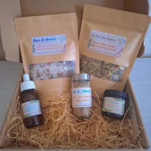 Coffret personnalisé - Emi. Les Bienfaits des Plantes, fait main en Vendée