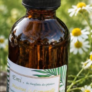 Macérat huileux de camomille - Emi. Les Bienfaits des Plantes, fait main en Vendée