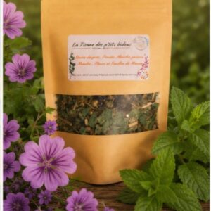 Tisane des p'tits bidous - Emi. Les Bienfaits des Plantes, fait main en Vendée