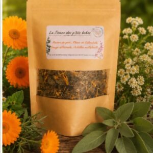 Tisane des p'tits bobos - Emi. Les Bienfaits des Plantes, fait main en Vendée